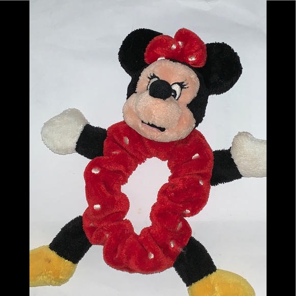 Disney Accessories - DISNEYLAND MINNIE MOUSE SCRUNCHI HAIRTIE ACCESSORY